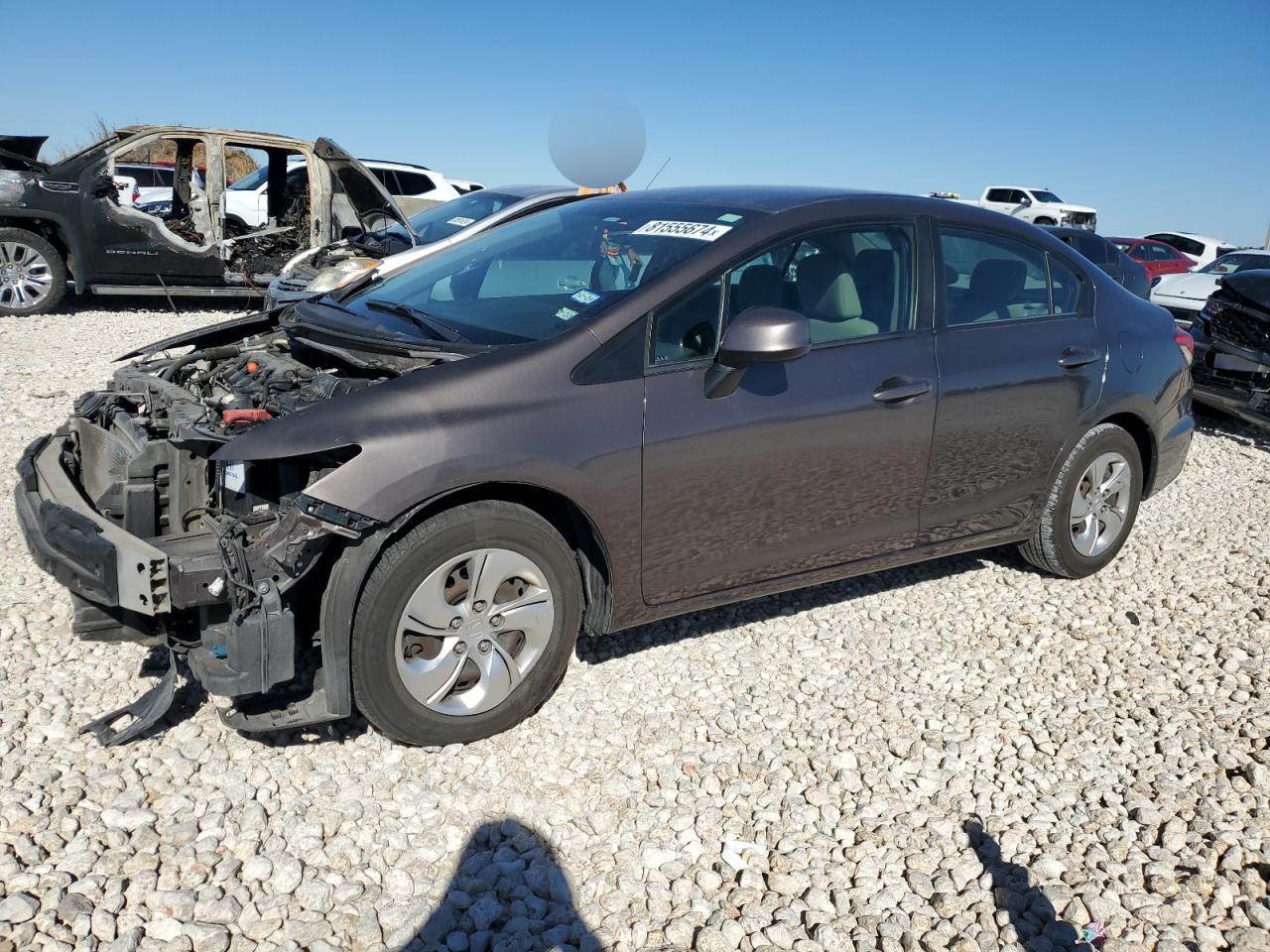 2013 Honda Civic VIN 2HGFB2F54DH573330