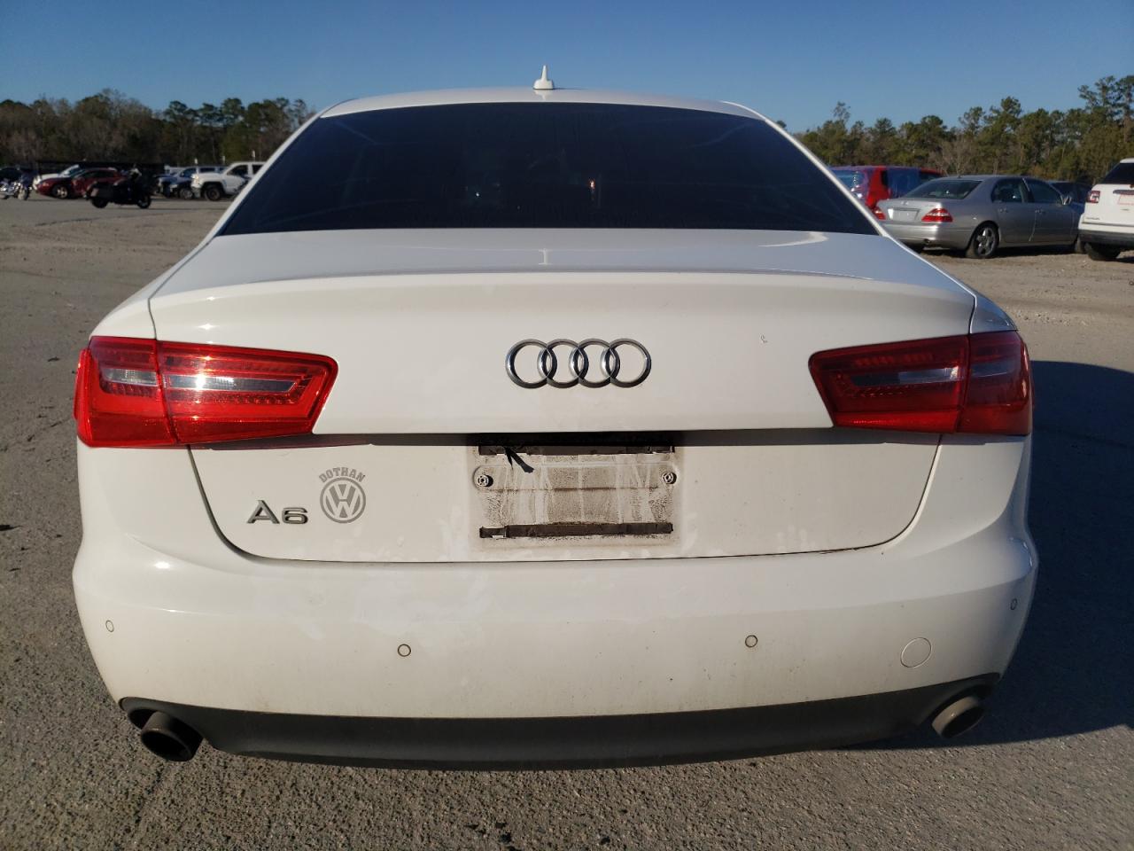 2014 Audi A6 VIN WAUGFAFC5EN146695 Copart auction photo, front end damage thumbnail 6
