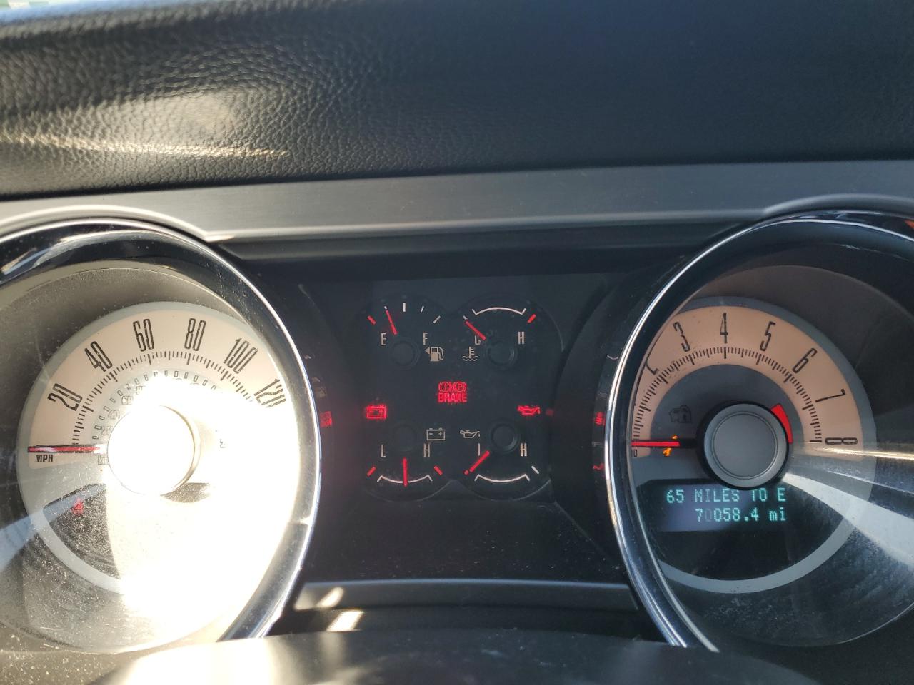 2010 Ford Mustang VIN 1ZVBP8CHXA5154057 Copart auction photo, all over damage thumbnail 9