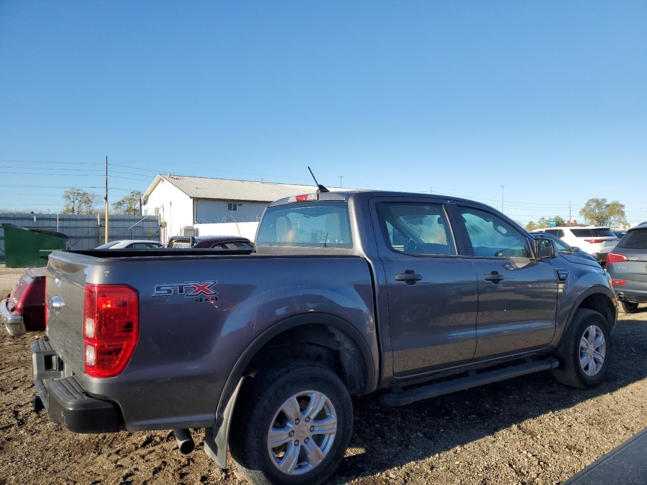 2022 Ford Ranger VIN 1FTER4FHXNLD04832 Copart auction photo, side / rear end damage thumbnail 3