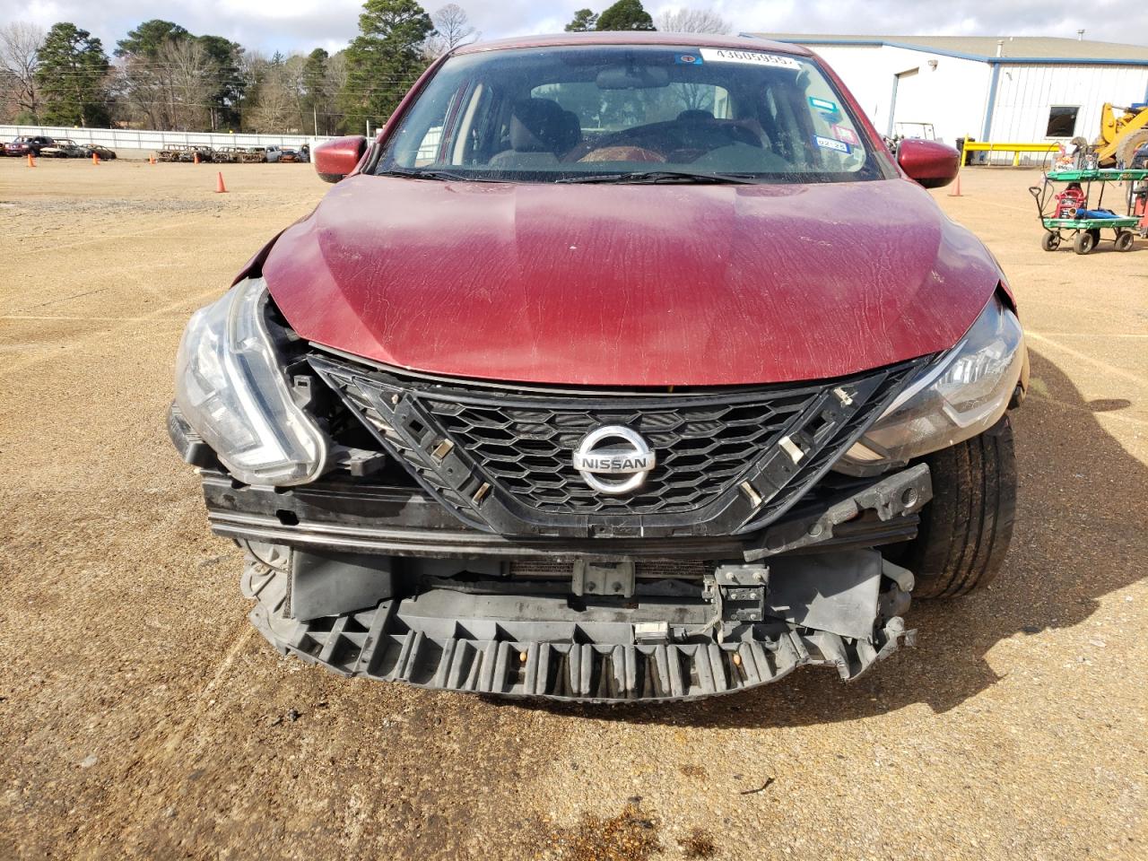 2019 Nissan Sentra VIN 3N1AB7AP9KY264722 Copart auction photo, front end / side damage thumbnail 5