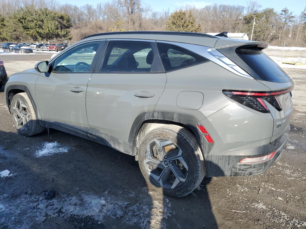 2024 Hyundai Tucson VIN 5NMJFCDE0RH320068 Copart auction photo, front end / side damage thumbnail 2
