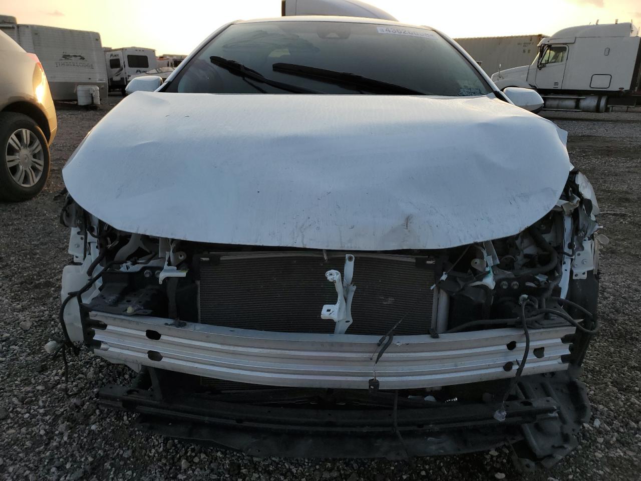 2021 Toyota Corolla VIN 5YFEPMAE1MP245226 Copart auction photo, front end / minor dent/scratches damage thumbnail 5
