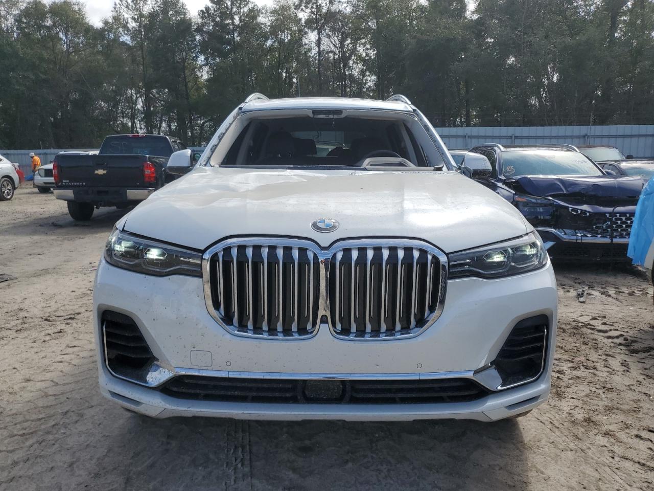 2020 BMW X7 VIN 5UXCW2C05L9C52766 Copart auction photo, top/roof damage thumbnail 5