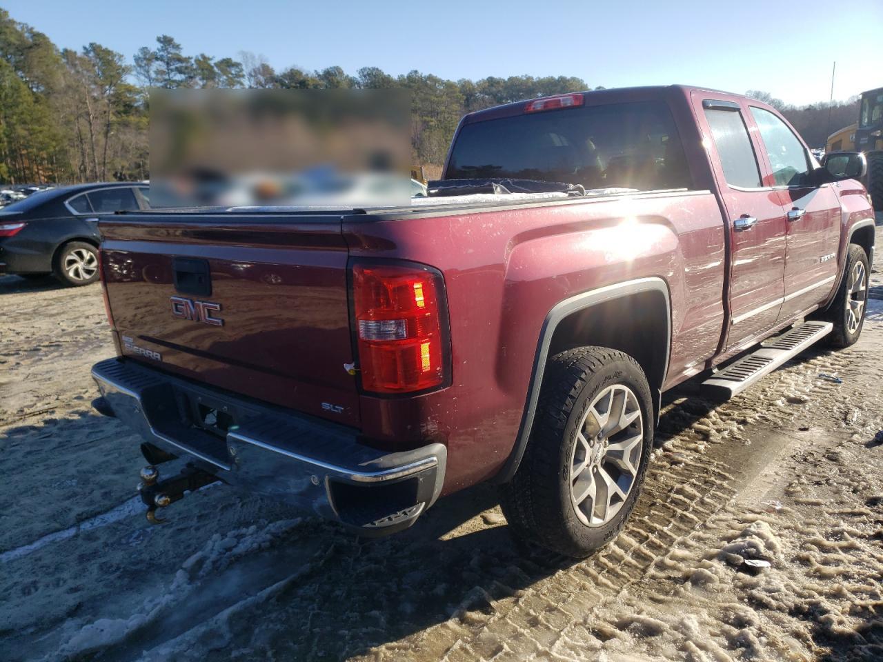 2014 GMC Sierra VIN 1GTV2VEC4EZ301776 Copart auction photo, burn damage thumbnail 3