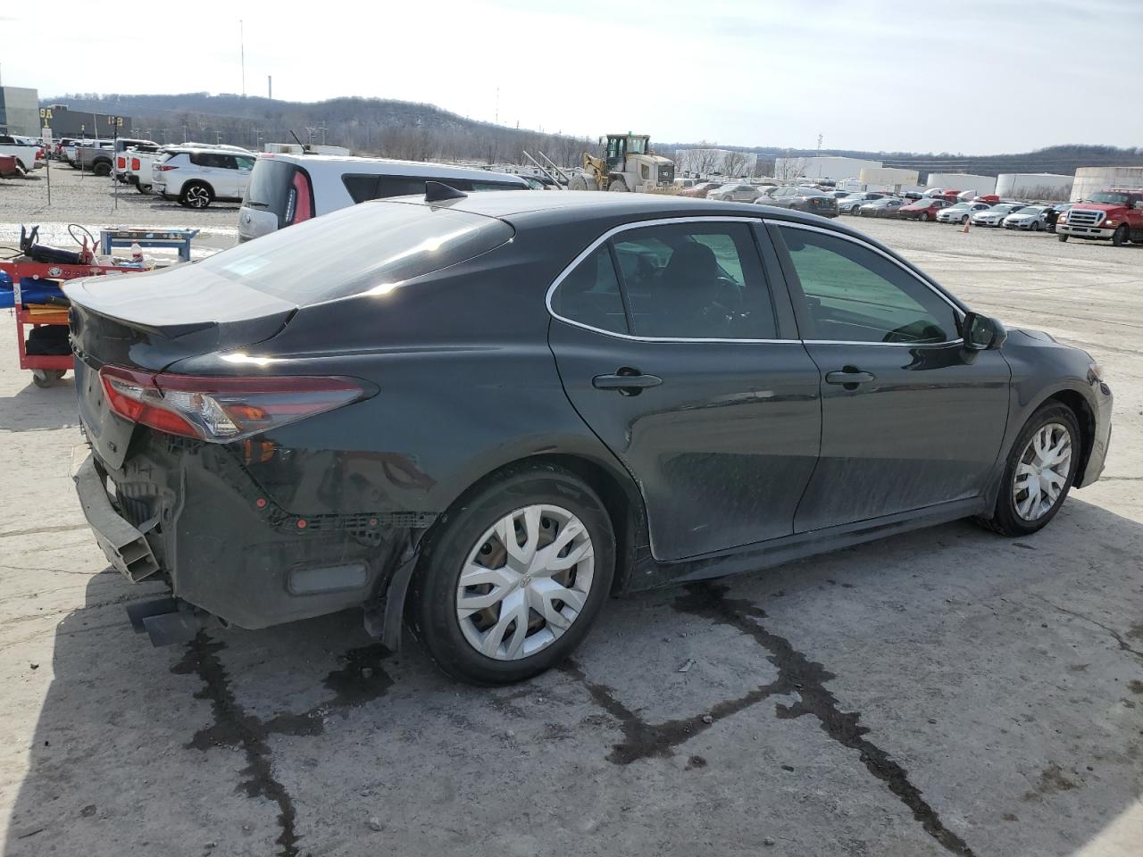 2021 Toyota Camry VIN 4T1G11AK9MU451746 Copart auction photo, rear end / side damage thumbnail 3
