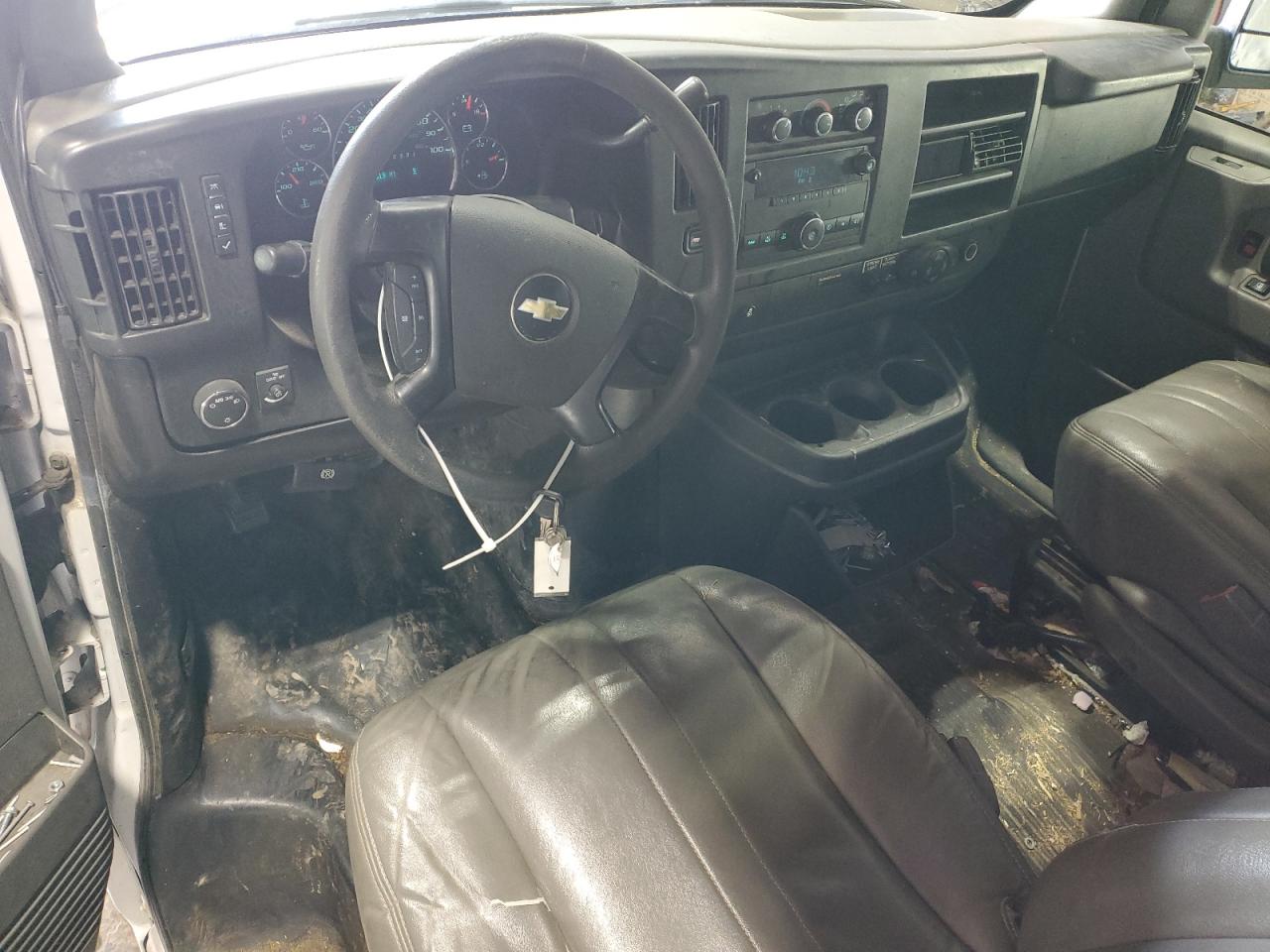 2014 Chevrolet Express VIN 1GCSHAF45E1204747 Copart auction photo, front end damage thumbnail 8