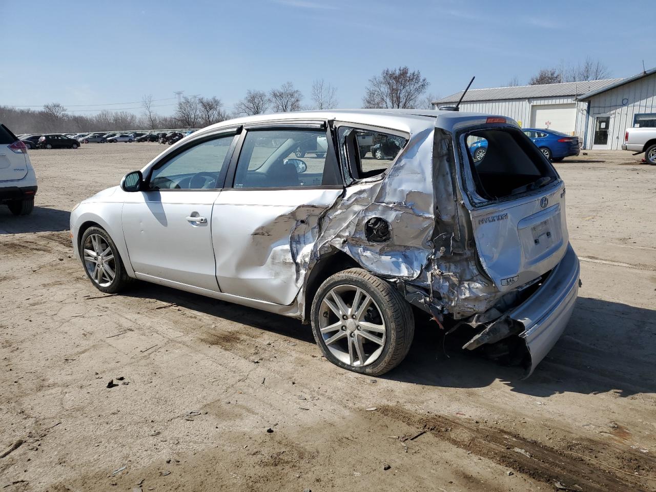 2009 Hyundai Elantra VIN KMHDC86E49U041856 Copart auction photo, rear end / side damage thumbnail 2