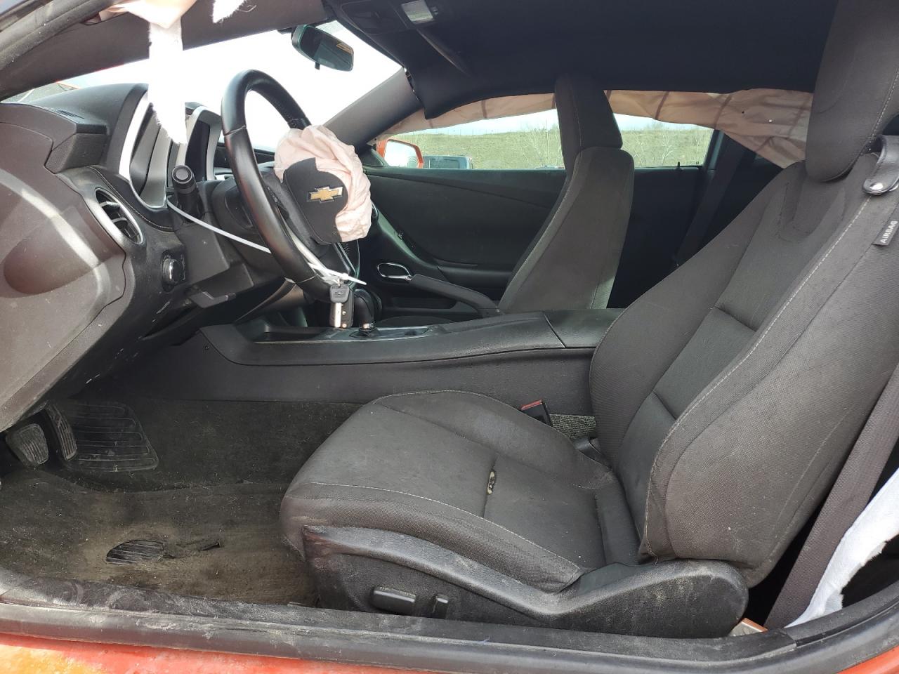 2013 Chevrolet Camaro VIN 2G1FF1E39D9107540 Copart auction photo, front end / hail damage thumbnail 7