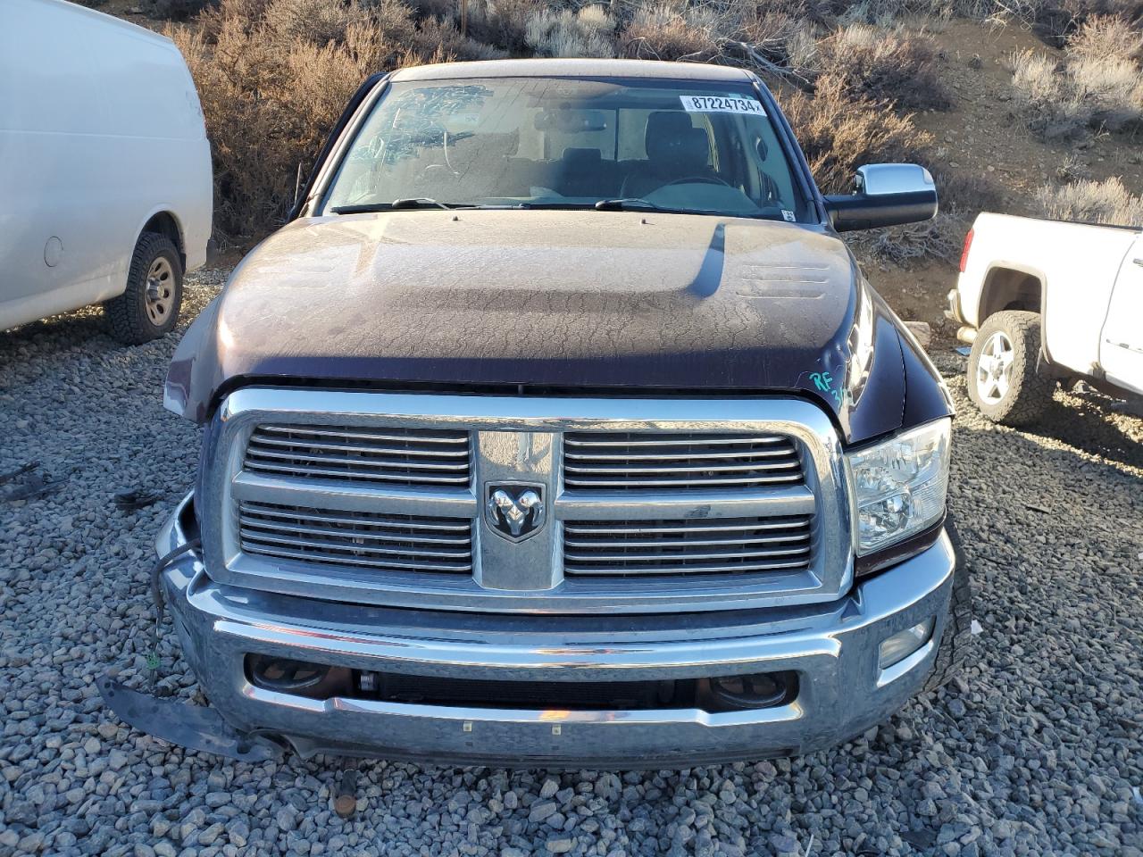 2012 Dodge RAM VIN 3C6UD5FLXCG281400 Copart auction photo, front end / side damage thumbnail 5