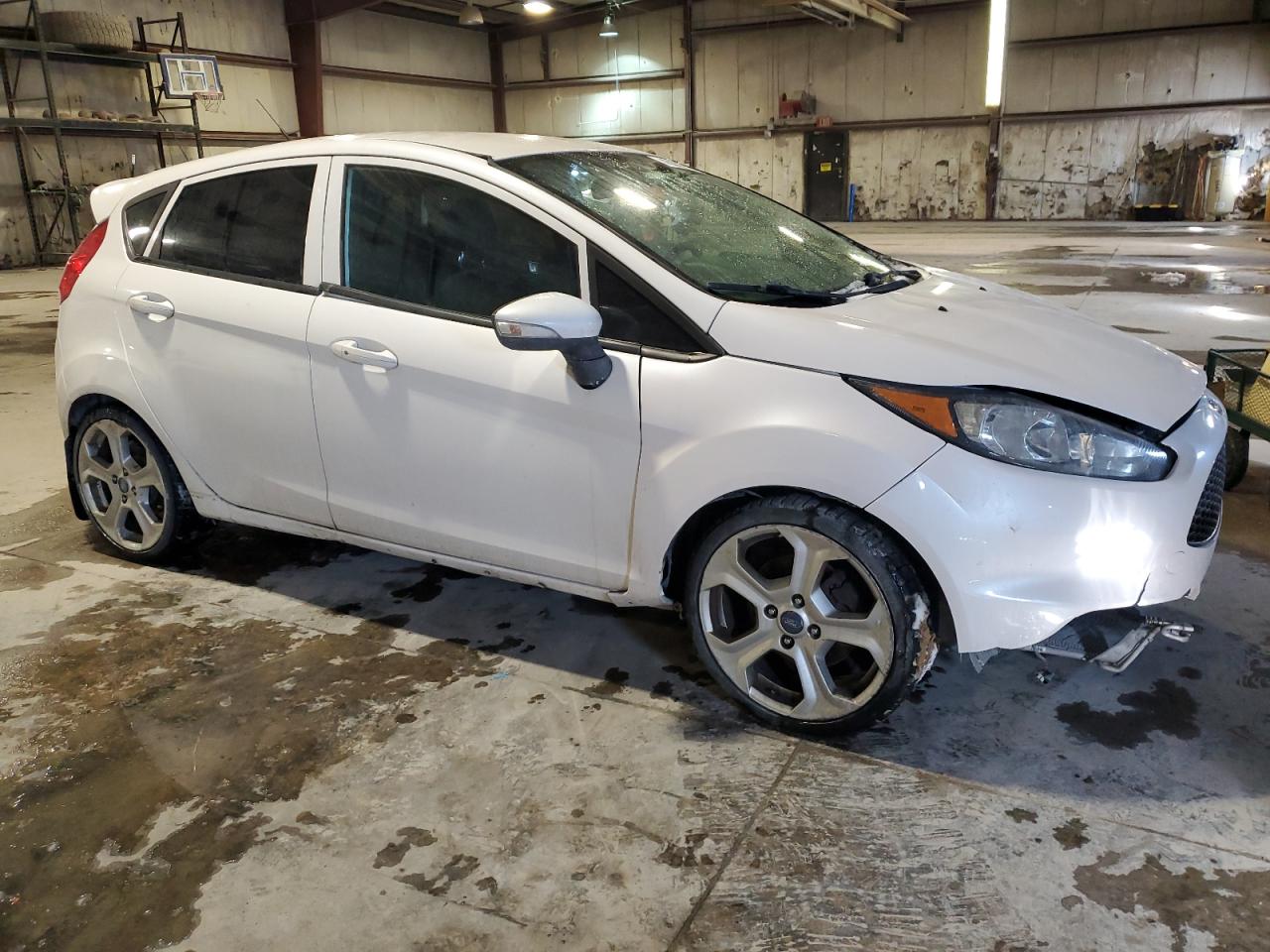 2016 Ford Fiesta VIN 3FADP4GX9GM130699 Copart auction photo, front end / undercarriage damage thumbnail 4