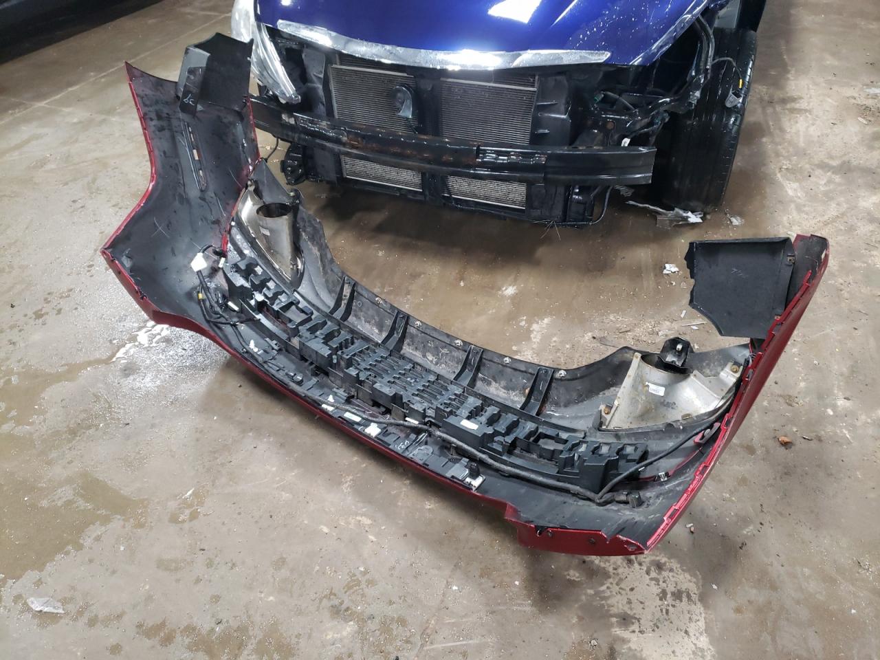 2015 Lincoln MKZ VIN 3LN6L2LU8FR626539 Copart auction photo, rear end damage thumbnail 12