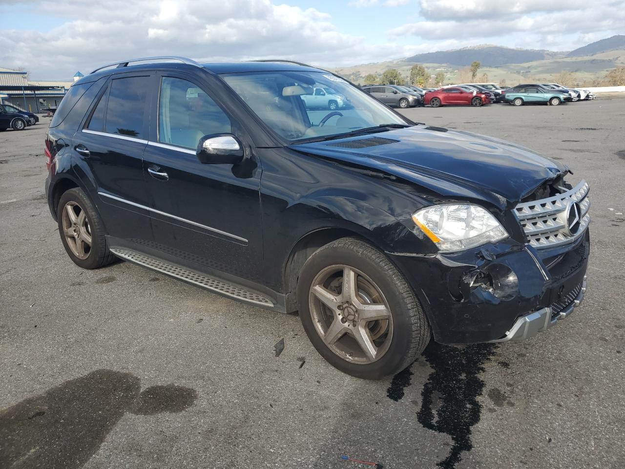 2009 Mercedes-Benz M-klasse VIN 4JGBB72E99A521497 Copart auction photo, mechanical / front end damage thumbnail 4