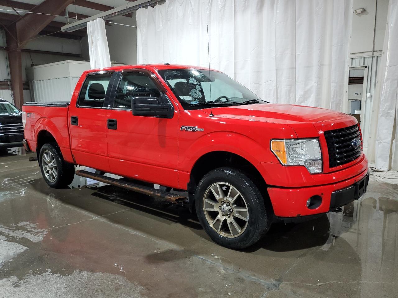 2014 Ford F-150 VIN 1FTFW1EF1EKD23027 Copart auction photo, burn - engine damage thumbnail 4