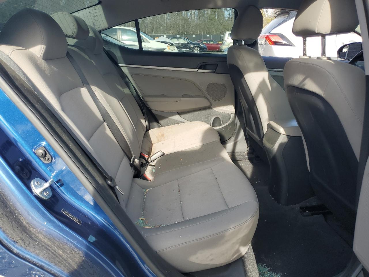 2018 Hyundai Elantra VIN 5NPD74LF1JH353680 Copart auction photo, front end / vandalism damage thumbnail 10