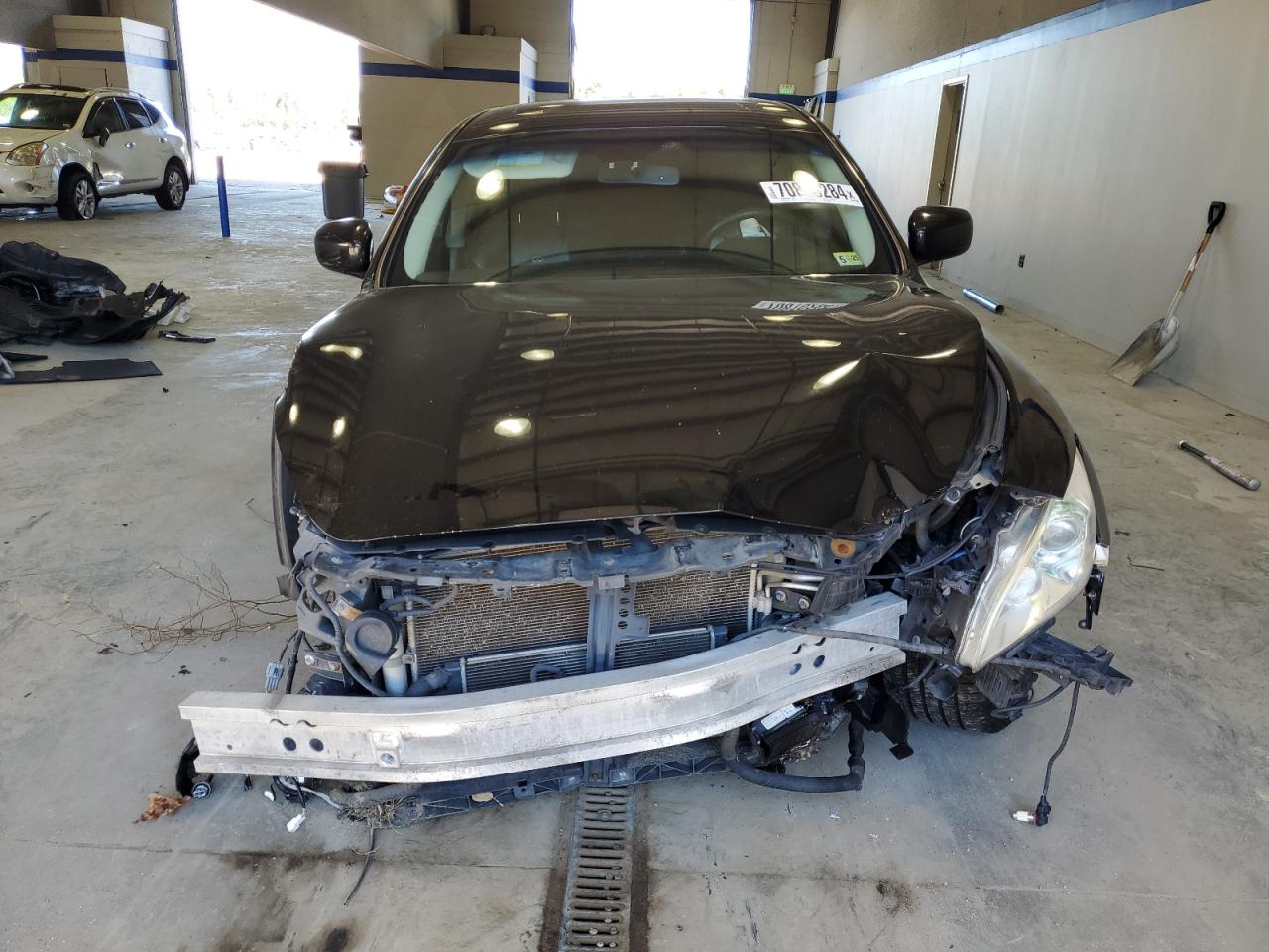 2012 Infiniti M VIN JN1EY1AP2CM910040 Copart auction photo, front end / undercarriage damage thumbnail 5