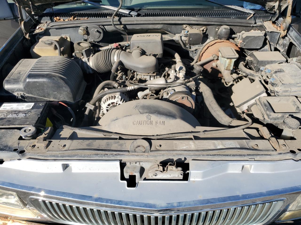 1996 GMC Yukon VIN 1GKEK13R1TJ741714 Copart auction photo, rear end / front end damage thumbnail 13
