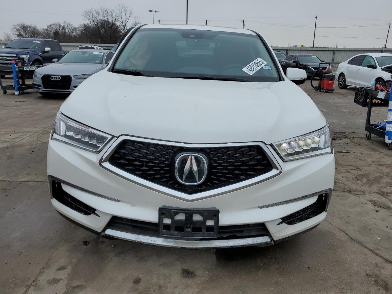 2020 Acura MDX VIN 5J8YD4H39LL041468 Copart auction photo, side damage thumbnail 5