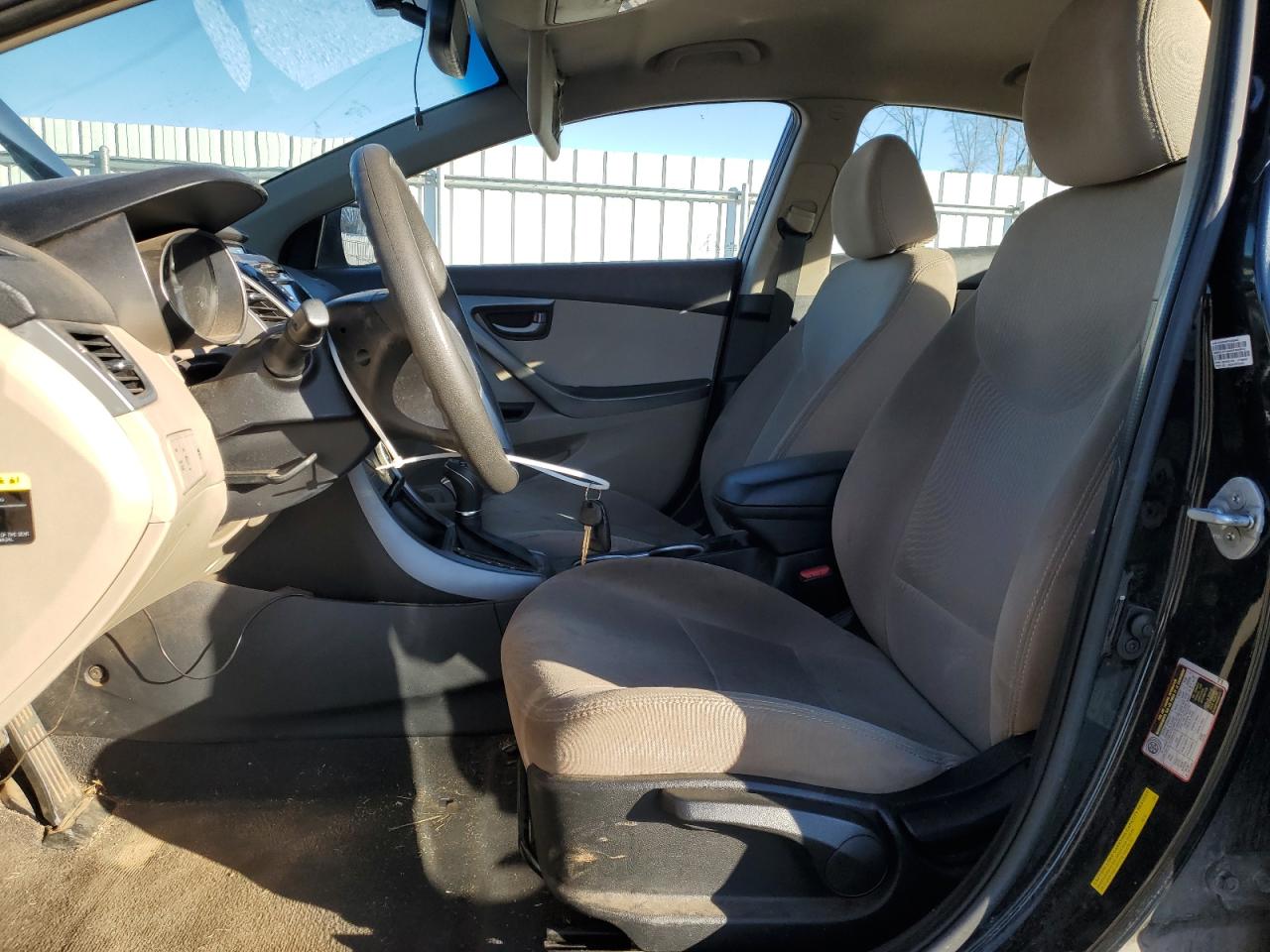2016 Hyundai Elantra VIN 5NPDH4AE4GH741115 Copart auction photo, front end / damage history damage thumbnail 7