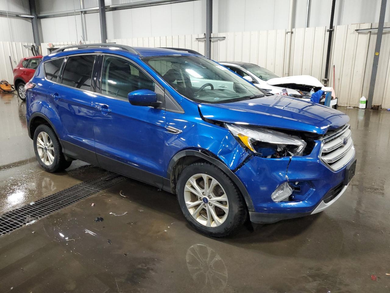 2018 Ford Escape VIN 1FMCU9GD9JUC08589 Copart auction photo, front end damage thumbnail 4