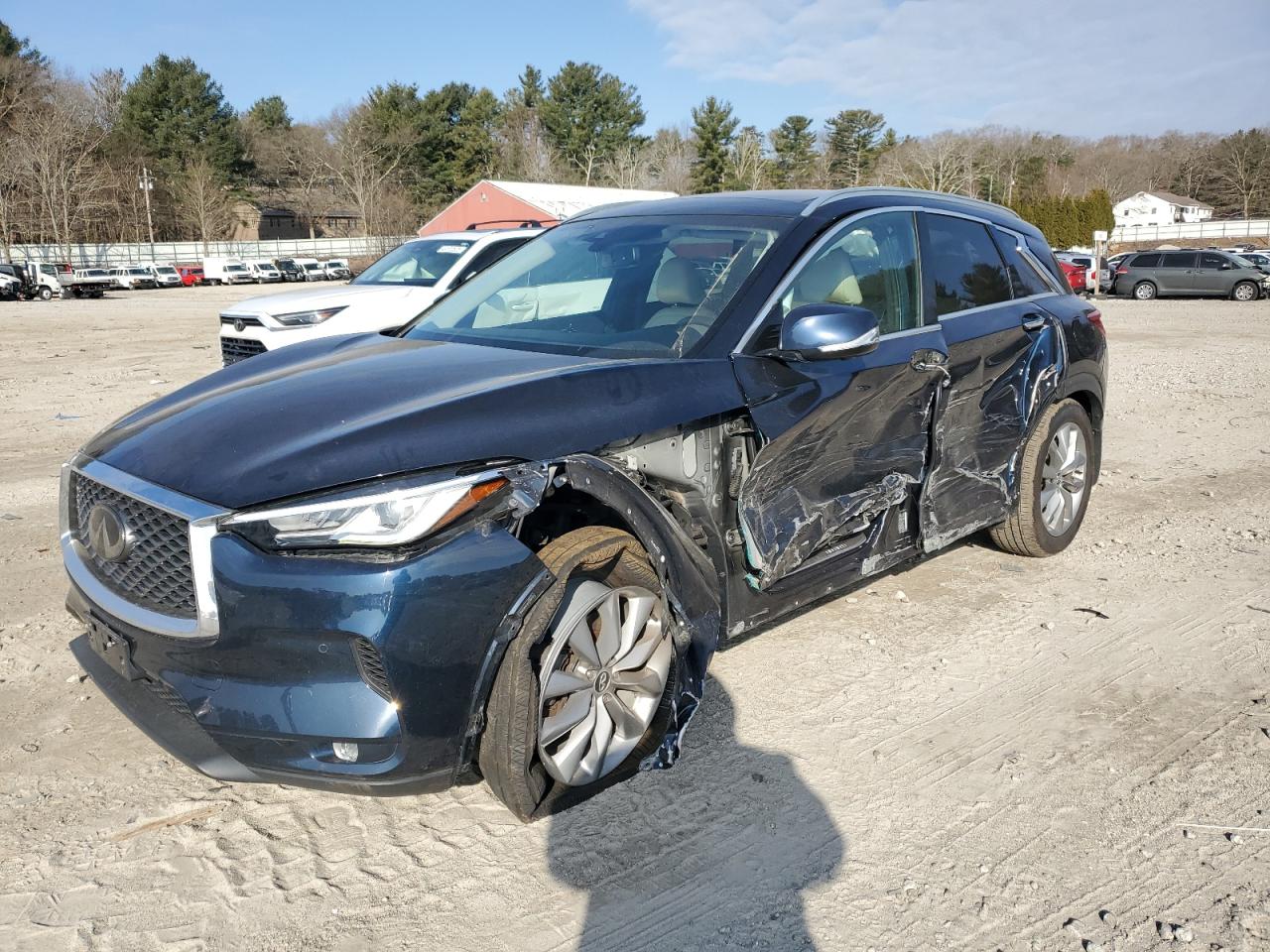 2019 Infiniti QX50 VIN 3PCAJ5M31KF145622 - Copart auction photo