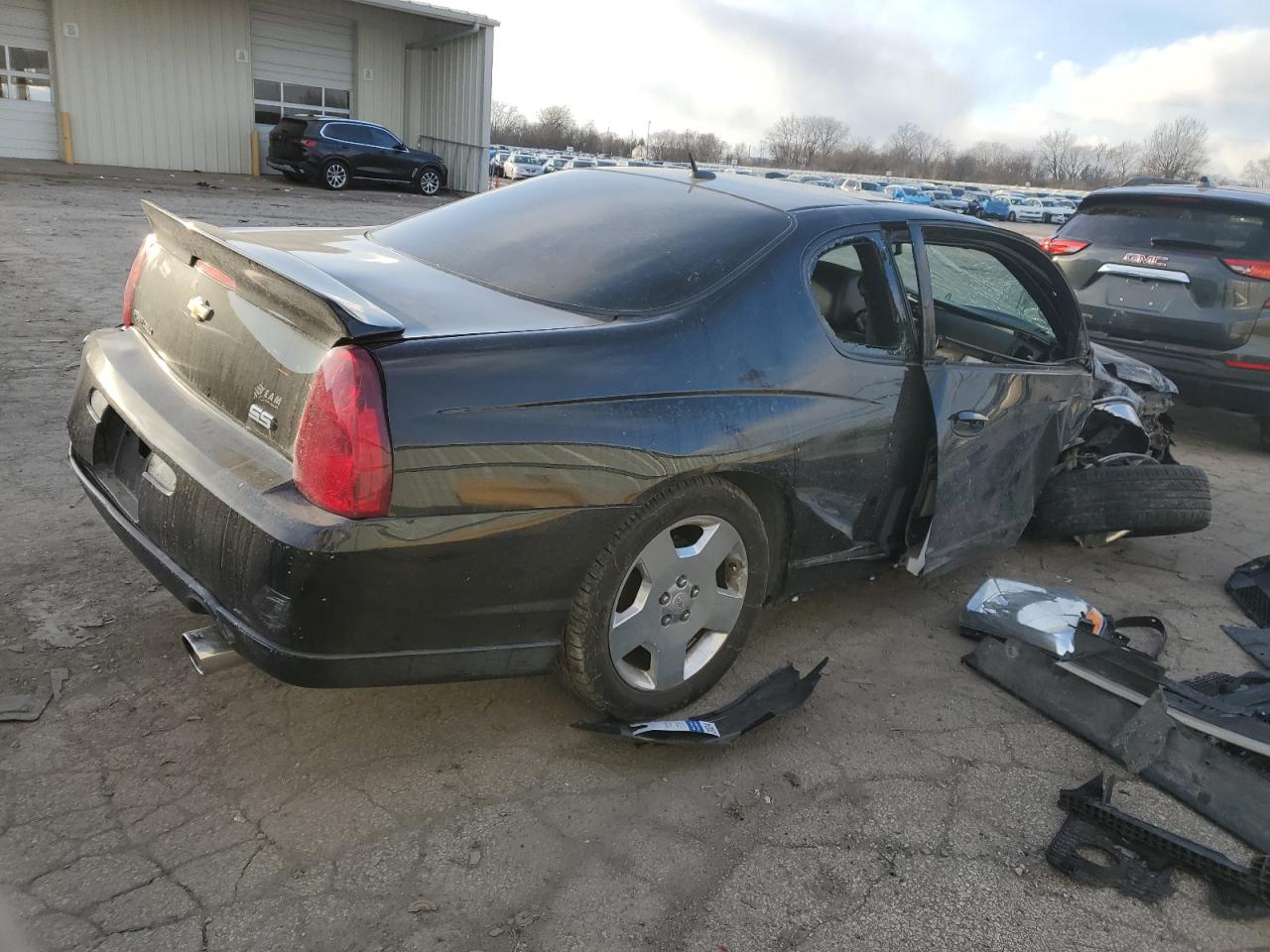2007 Chevrolet Monte Carlo VIN 2G1WL16C279410414 Copart auction photo, all over damage thumbnail 3