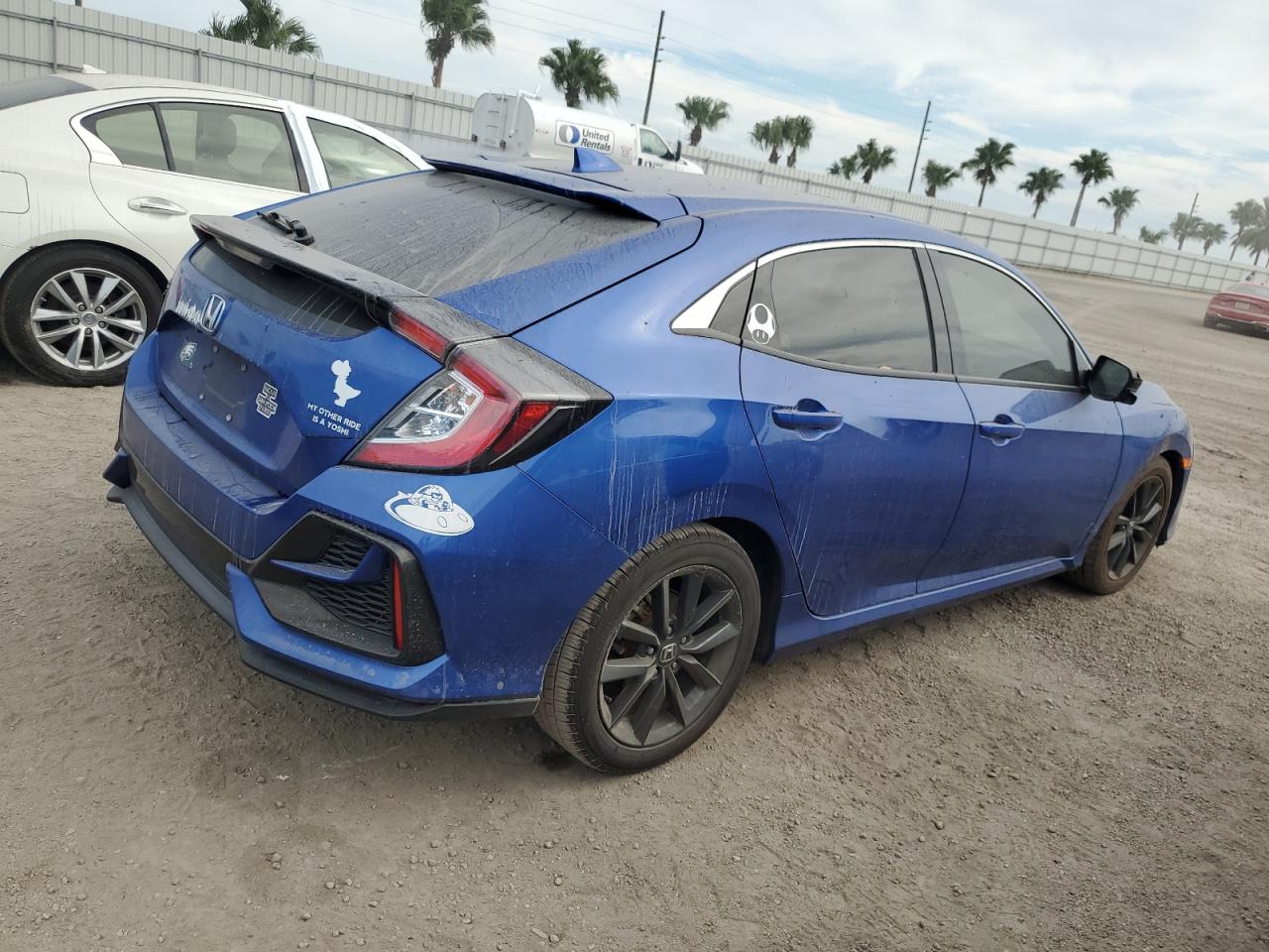 2020 Honda Civic VIN SHHFK7H63LU202213 Copart auction photo, water/flood damage thumbnail 3