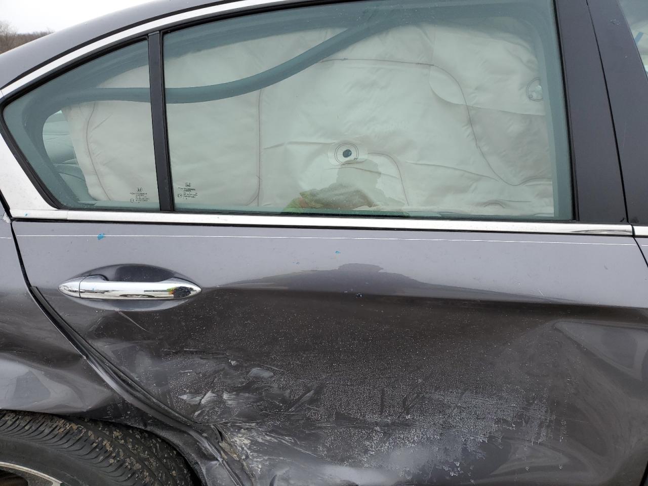 2016 Honda Accord VIN 1HGCR3F95GA023841 Copart auction photo, side / rear end damage thumbnail 10