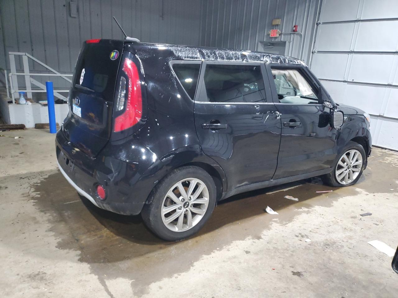 2019 KIA Soul VIN KNDJP3A59K7694323 Copart auction photo, front end / side damage thumbnail 3