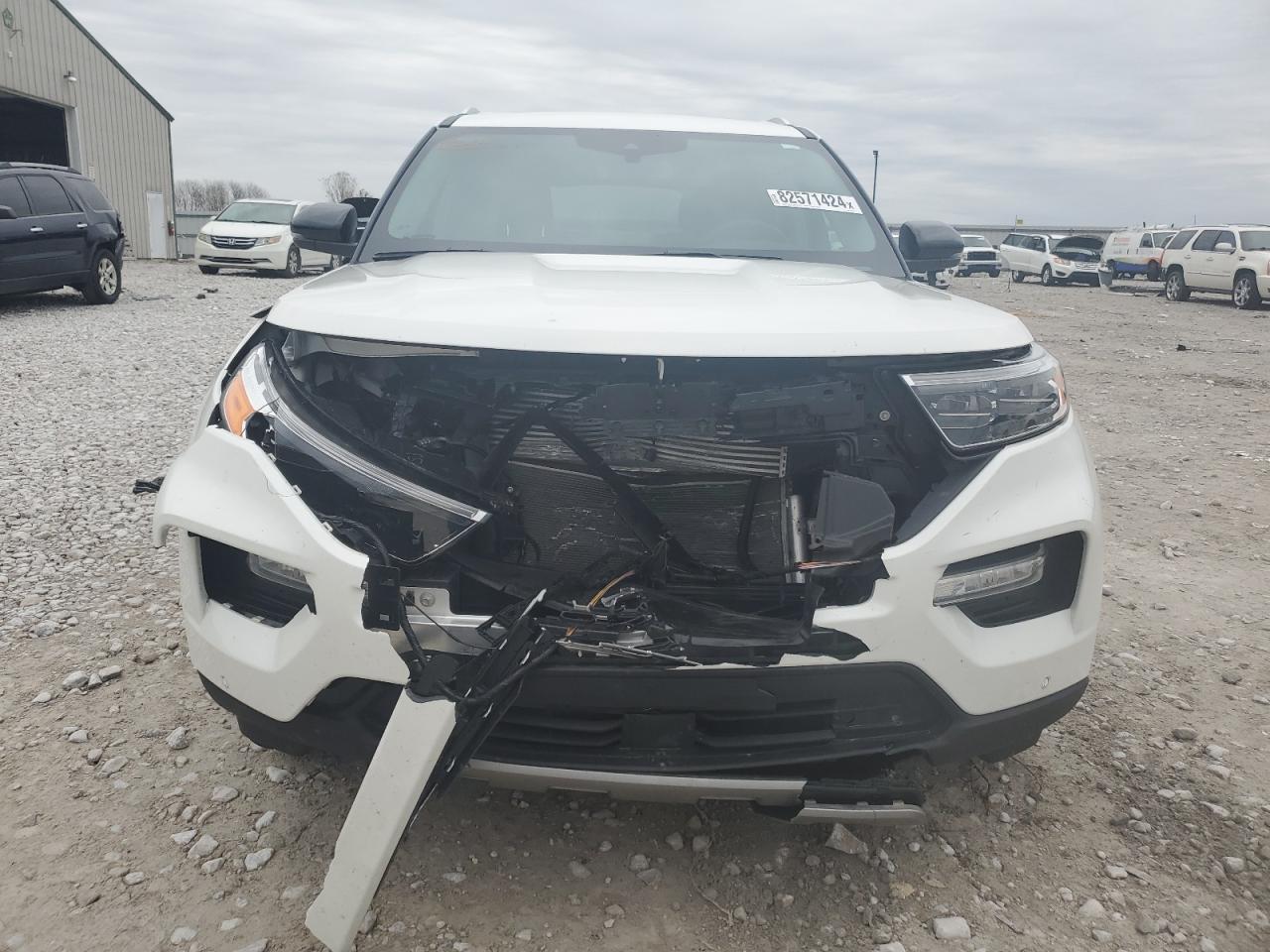2023 Ford Explorer VIN 1FMSK8FH8PGB52278 Copart auction photo, front end damage thumbnail 5