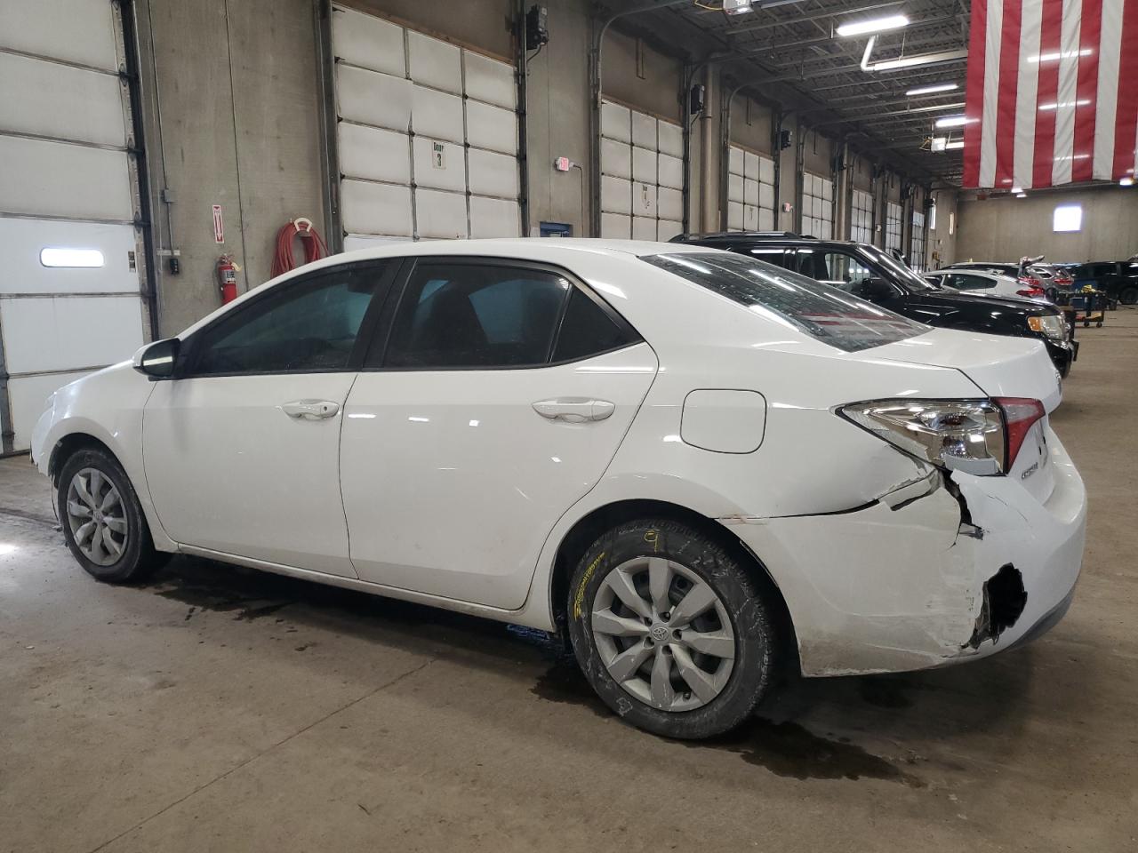 2015 Toyota Corolla VIN 2T1BURHE6FC319810 Copart auction photo, front end / rear end damage thumbnail 2