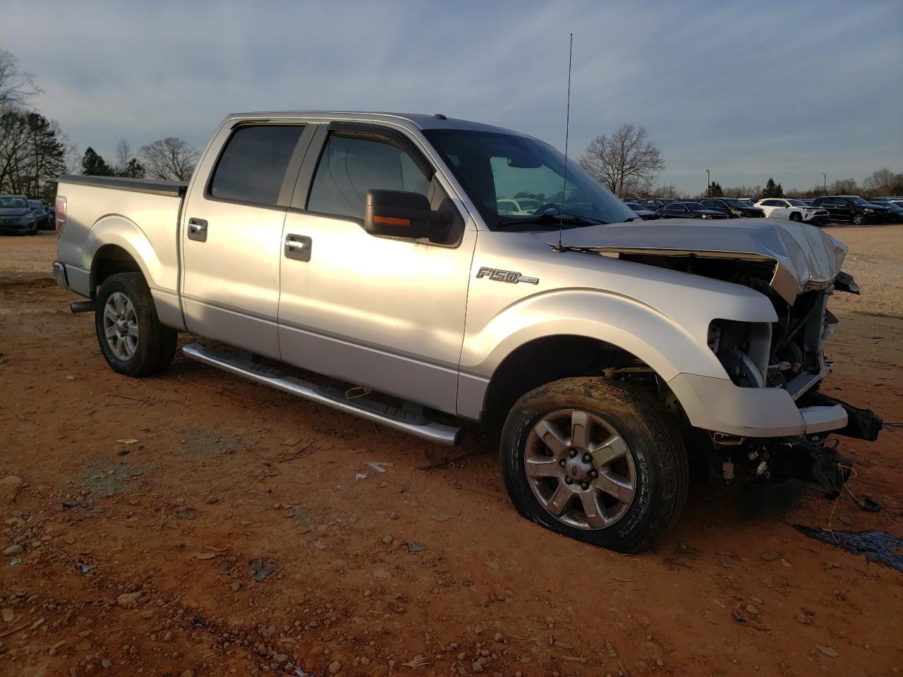 2013 Ford F-150 VIN 1FTFW1CF9DFD91909 Copart auction photo, front end / side damage thumbnail 4