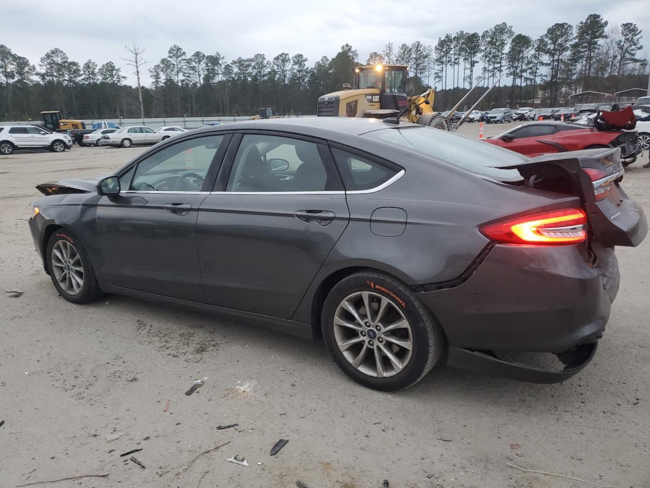 2017 Ford Fusion VIN 3FA6P0H77HR174768 Copart auction photo, front end / rear end damage thumbnail 2