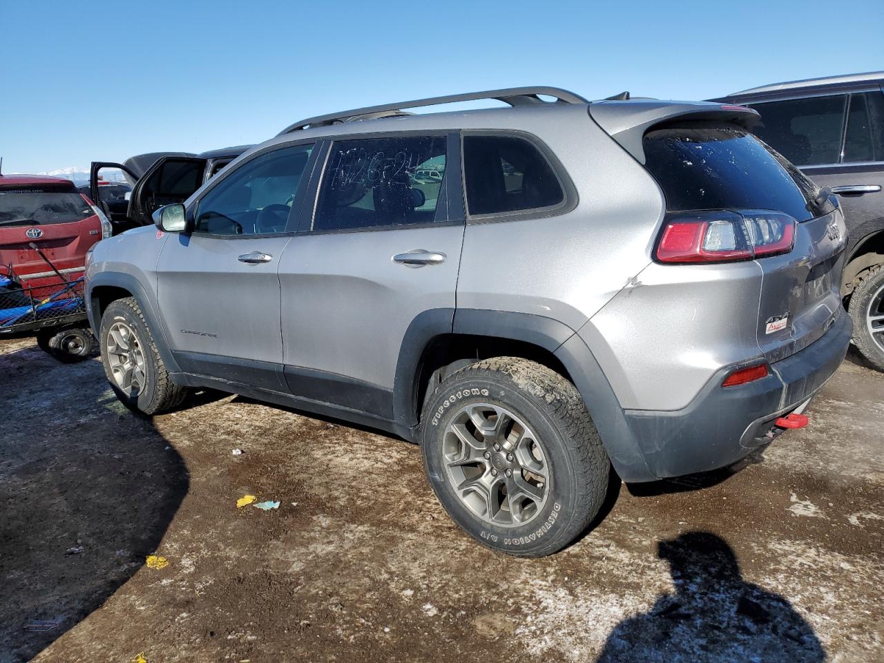 2020 Jeep Cherokee VIN 1C4PJMBX1LD517561 Copart auction photo, all over damage thumbnail 2