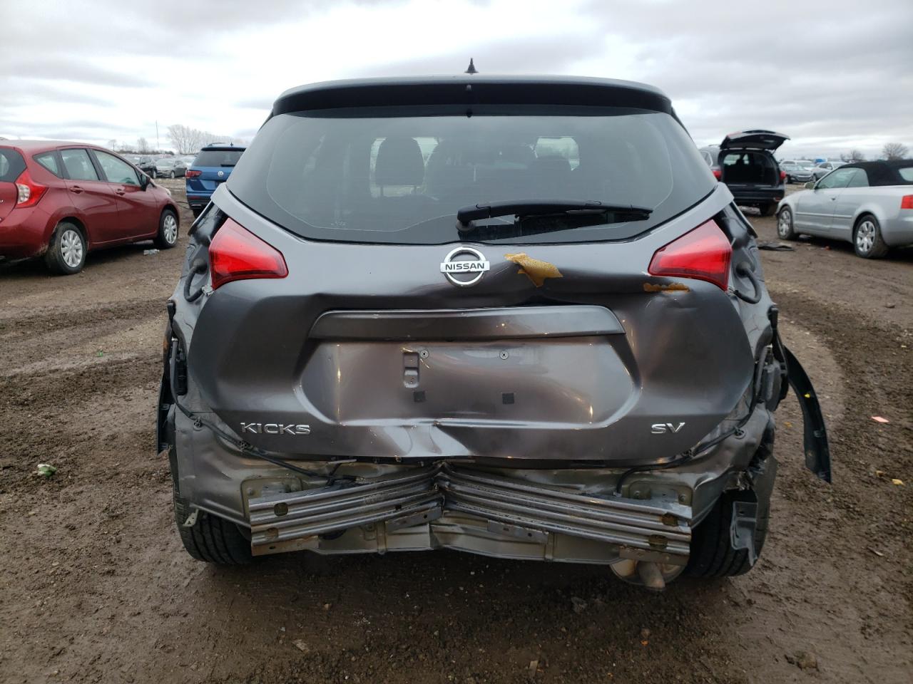 2019 Nissan Kicks VIN 3N1CP5CU2KL470706 Copart auction photo, rear end / minor dent/scratches damage thumbnail 6