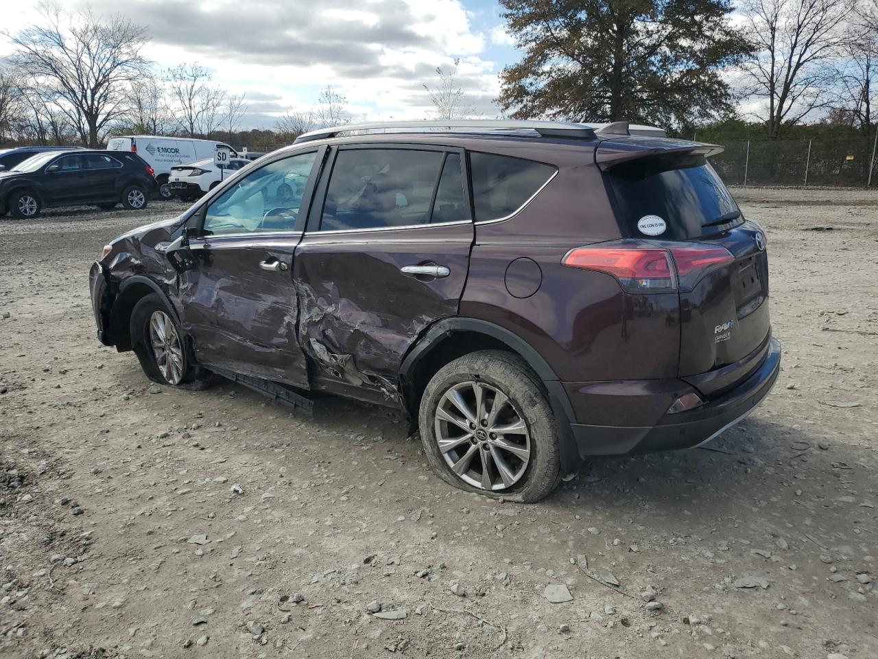 2018 Toyota RAV 4 VIN 2T3DFREV4JW807465 Copart auction photo, side / front end damage thumbnail 2