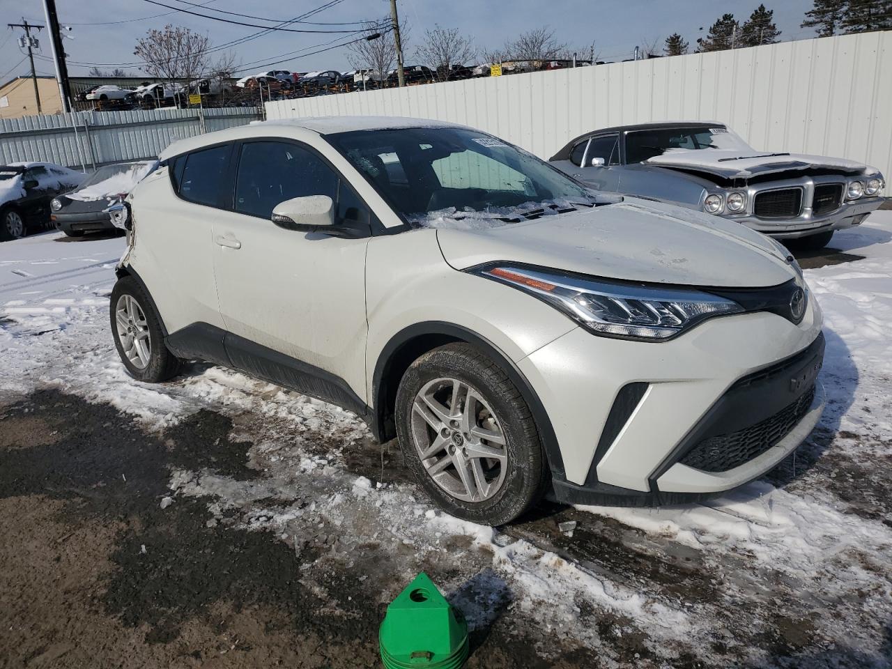2021 Toyota C-HR VIN NMTKHMBX0MR127593 Copart auction photo, rear end / side damage thumbnail 4