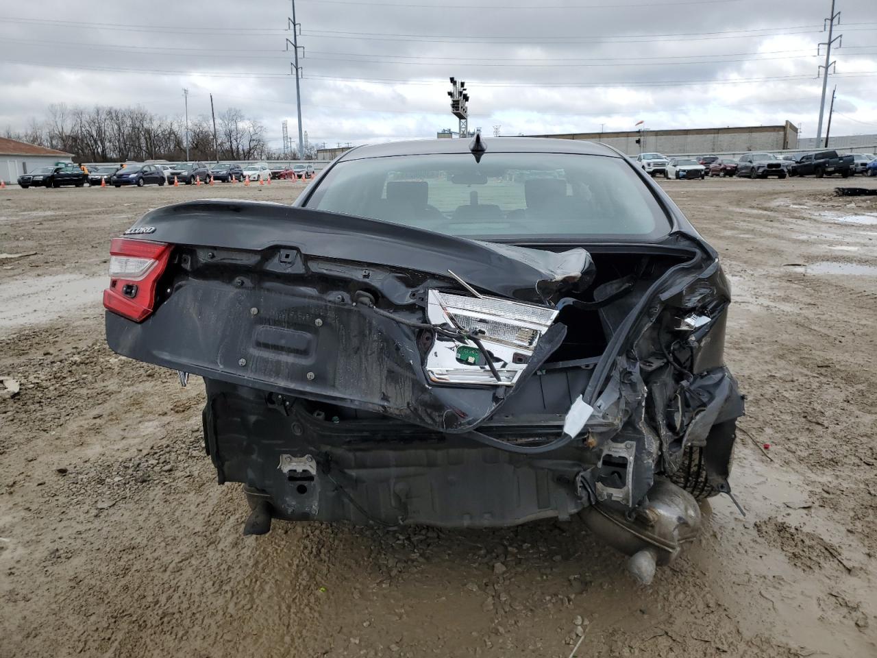 2019 Honda Accord VIN 1HGCV1F12KA042589 Copart auction photo, rear end / front end damage thumbnail 6