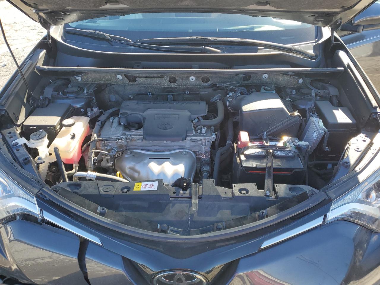 2018 Toyota RAV 4 VIN JTMWFREVXJJ154079 Copart auction photo, front end / rear end damage thumbnail 12