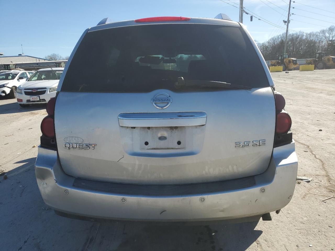 2008 Nissan Quest VIN 5N1BV28U28N116159 Copart auction photo, biohazard/chemical / front end damage thumbnail 6