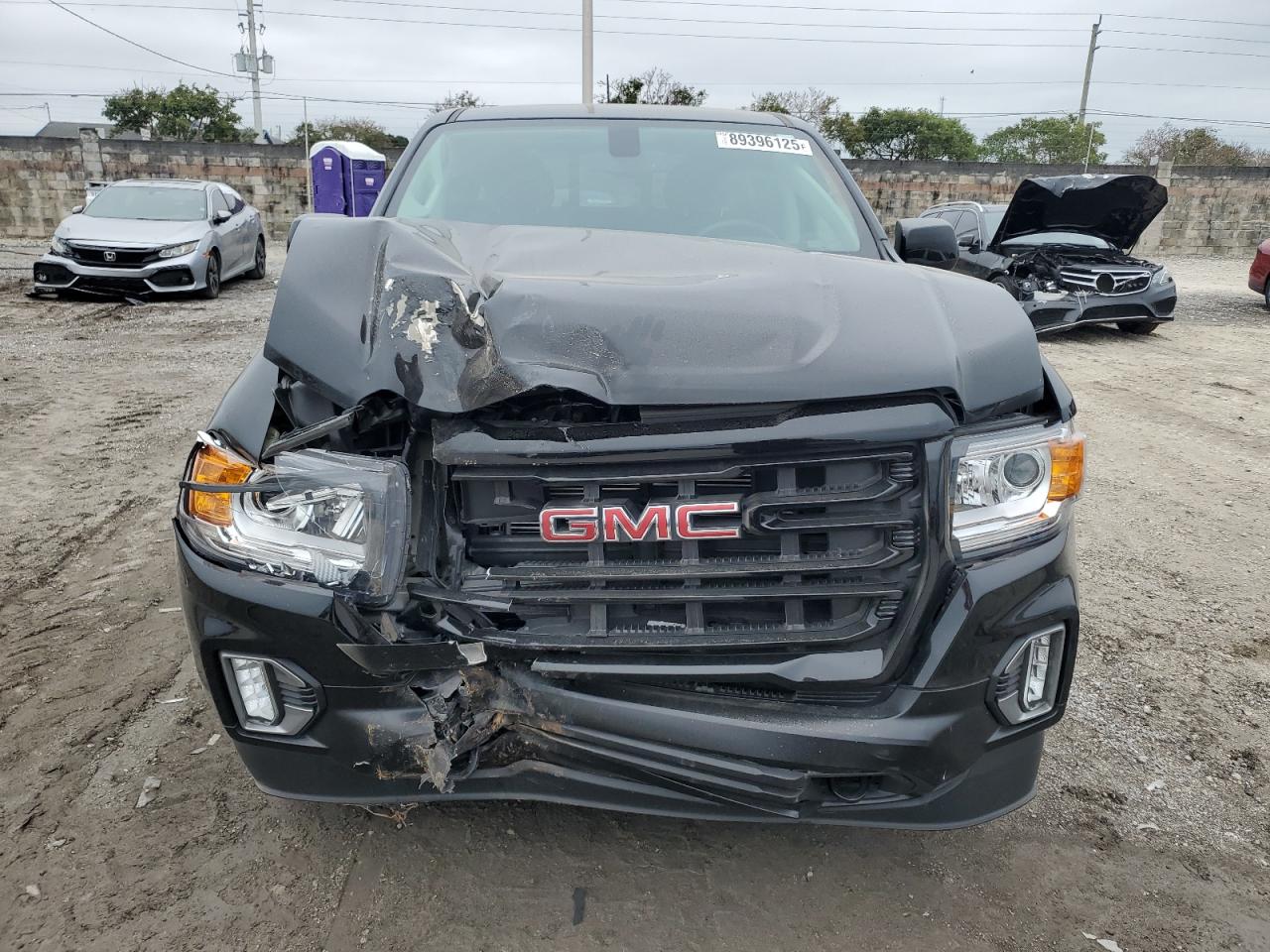 2022 GMC Canyon VIN 1GTG5CEN3N1170263 Copart auction photo, front end damage thumbnail 5