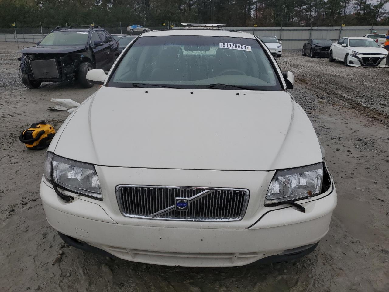 2002 Volvo S80 VIN YV1TS92D221273637 Copart auction photo, side / front end damage thumbnail 5