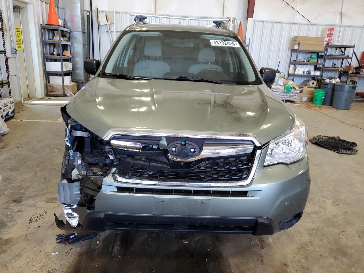 2015 Subaru Forester VIN JF2SJABC6FH582569 Copart auction photo, front end damage thumbnail 5