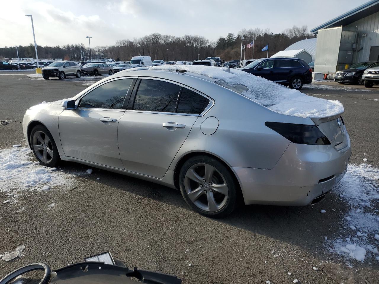2014 Acura TL VIN 19UUA9F55EA000049 Copart auction photo, side / mechanical damage thumbnail 2
