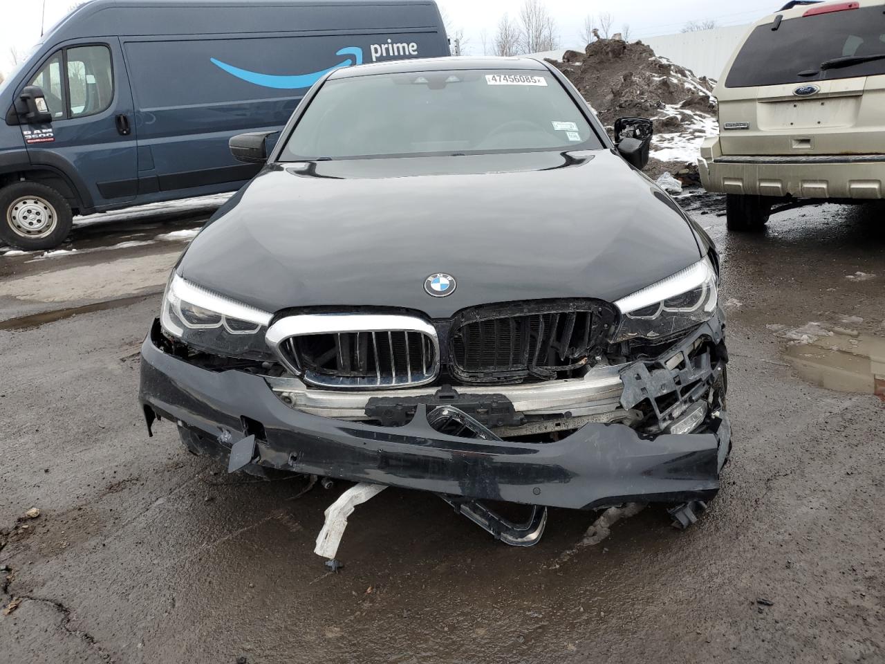 2018 BMW 5er VIN WBAJE7C52JG891842 Copart auction photo, front end / minor dent/scratches damage thumbnail 5