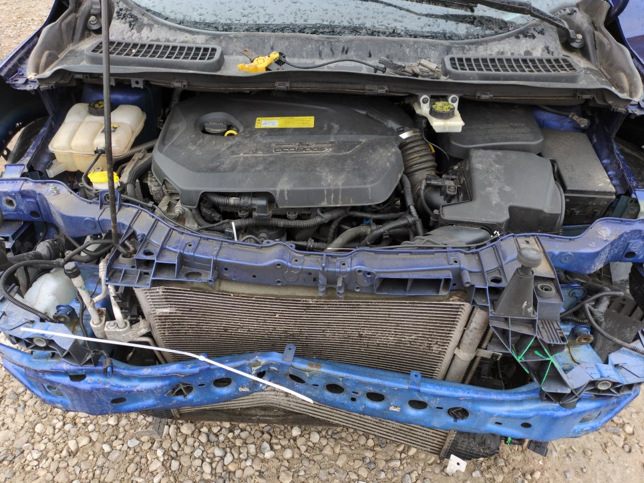 2013 Ford Escape VIN 1FMCU9GX3DUA12923 Copart auction photo, all over damage thumbnail 12