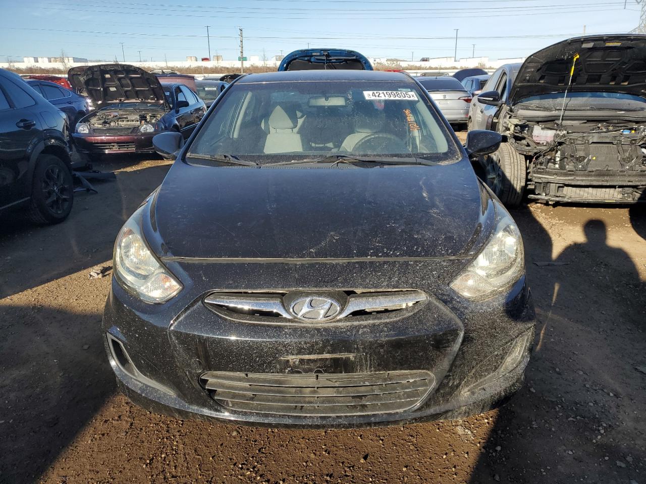 2014 Hyundai Accent VIN KMHCT4AEXEU765850 Copart auction photo, mechanical damage thumbnail 5