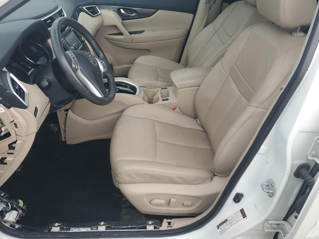 2016 Nissan Rogue VIN 5N1AT2MT0GC888121 Copart auction photo, water/flood damage thumbnail 7
