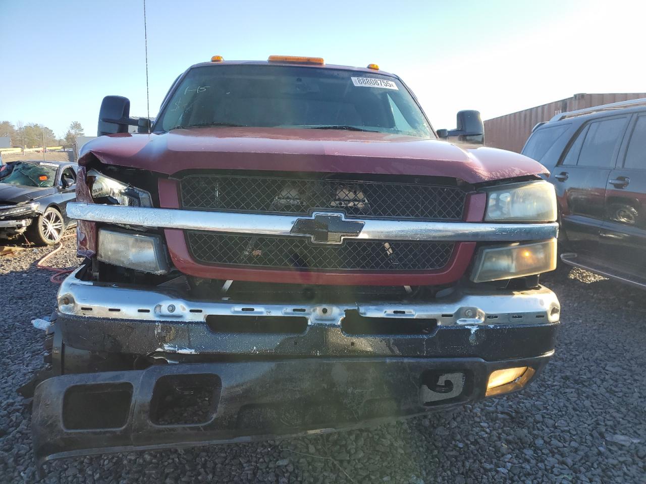 2004 Chevrolet Silverado VIN 1GCHK29U94E257245 Copart auction photo, undercarriage / all over damage thumbnail 5