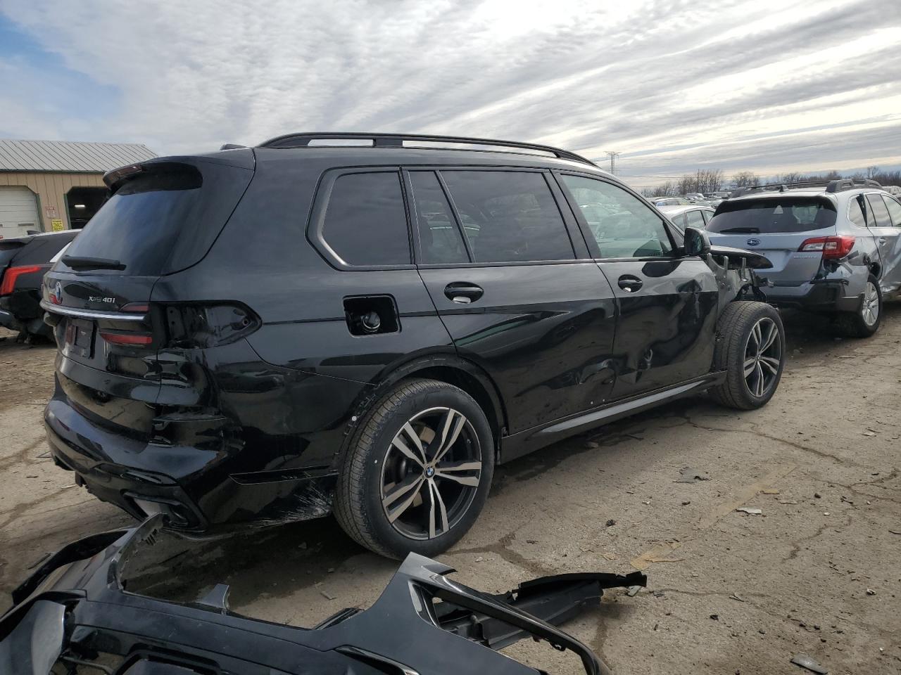 2023 BMW X7 VIN 5UX23EM08P9R24262 Copart auction photo, side damage thumbnail 3